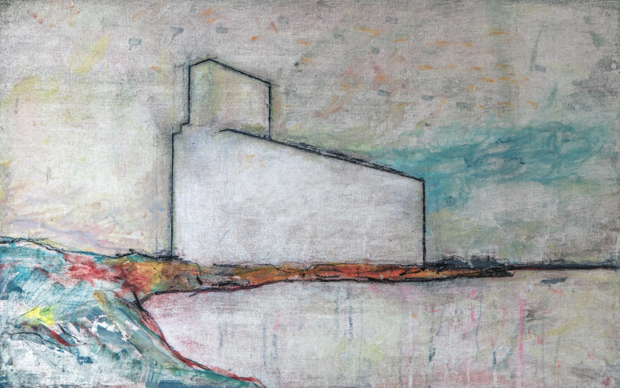 A Study for the Great Grain Elevator <span>by Harry Adams</span>