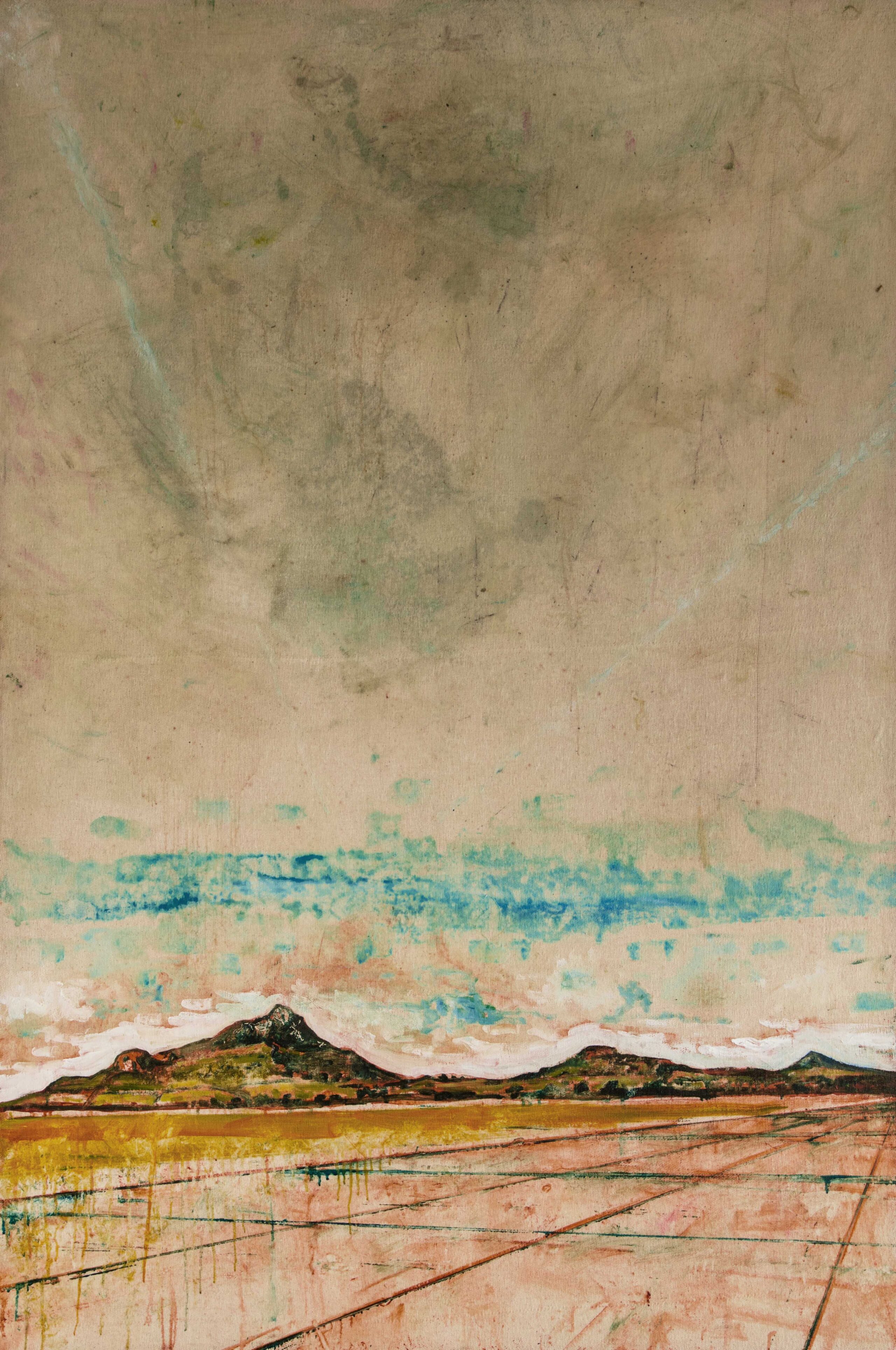 Contrails Above Bomber Runway at the Promontory of the Eight Perils <span>by Harry Adams</span>