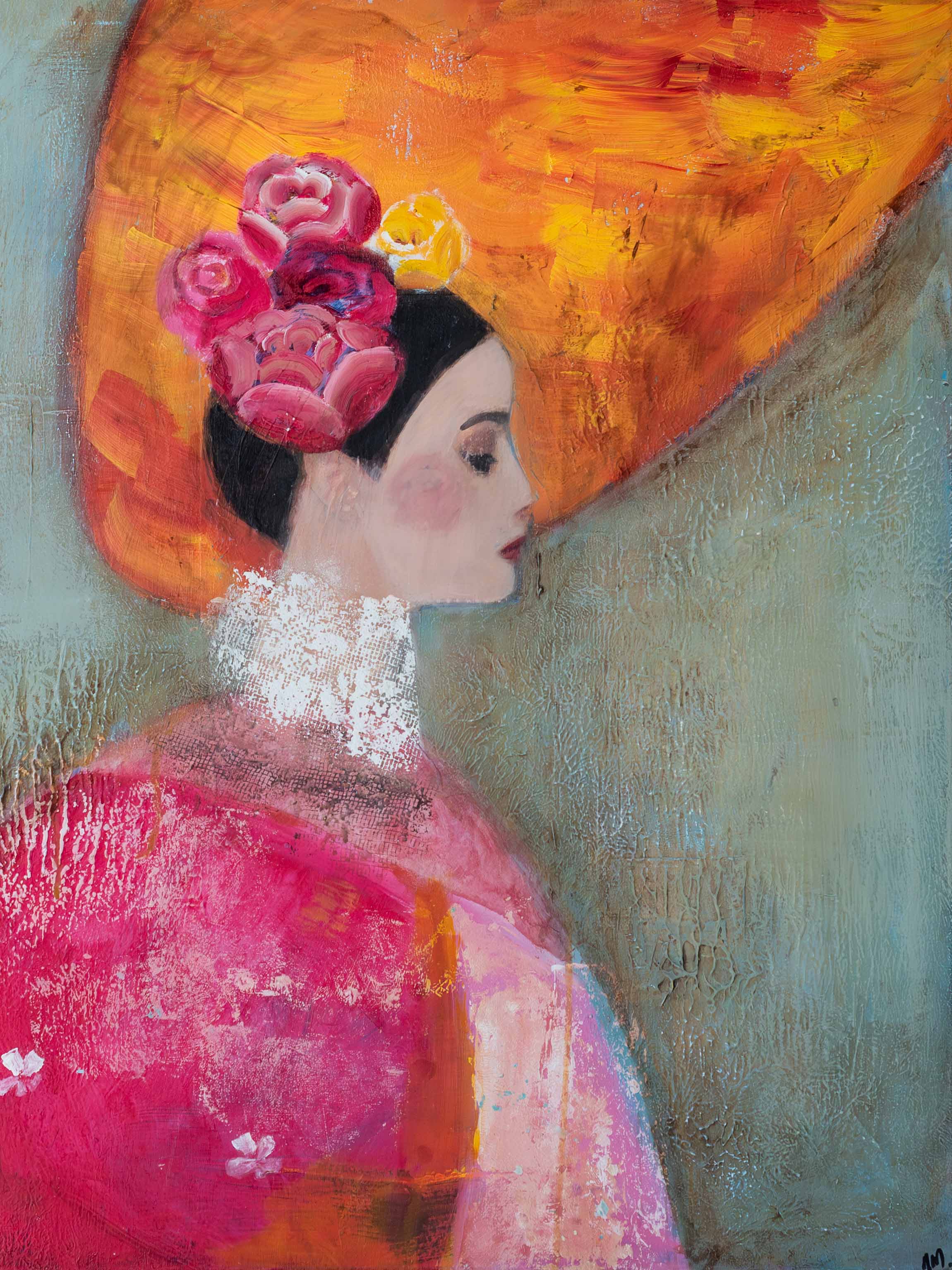 Woman In Pink <span>by Nicolle Menegaldo</span>