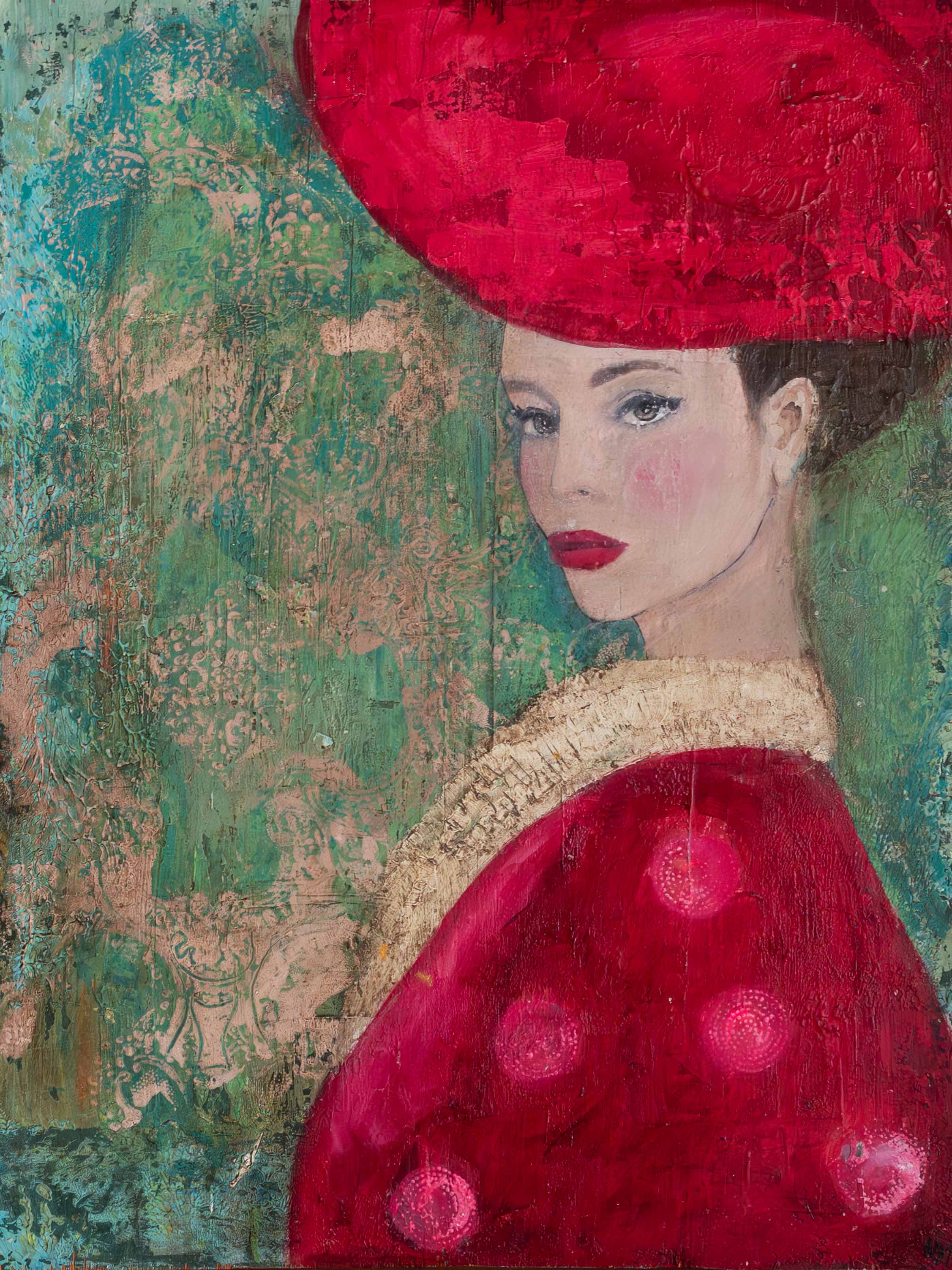 Woman In Red <span>by Nicolle Menegaldo</span>